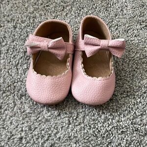 Pink Bow Kids Shoes